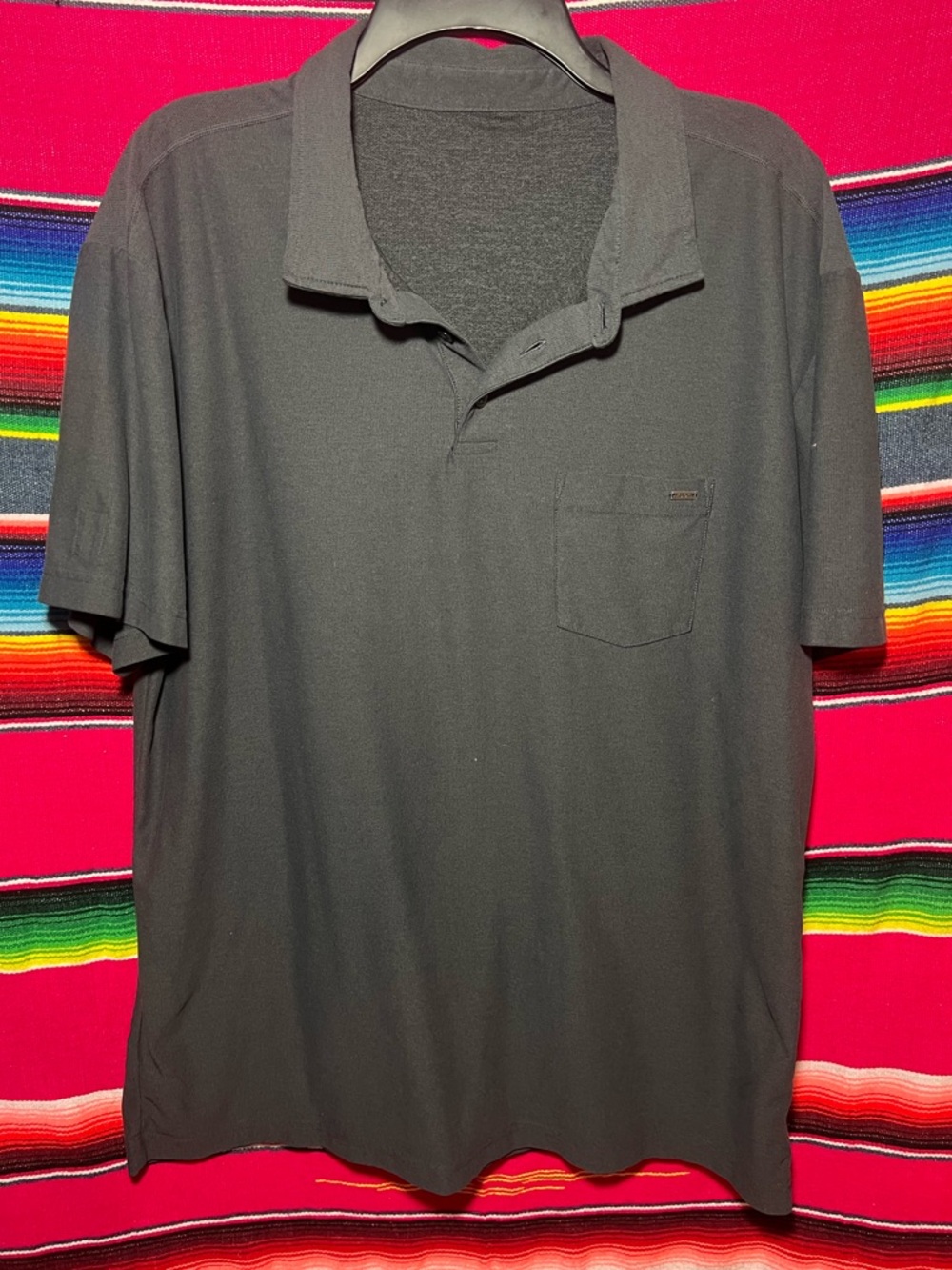 Vuori Ace Slim Fit Polo Blue Size XXL